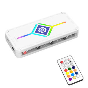 ตัวควบคุม ARGB ไร้สาย รีโมทคอนโทรล 5V 3 ขา 12V 4 ขา ฮับ 9 พอร์ต ควบคุมการซิงโครไนซ์ไฟ <span class=keywords><strong>RGB</strong></span> สำหรับพัดลมเคสคอมพิวเตอร์ - Product Image 6
