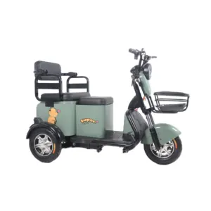 Il triciclo elettrico per passeggeri realizzato in Cina, lo scooter elettrico di seconda generazione può guidare a batteria lunga ad alta velocità