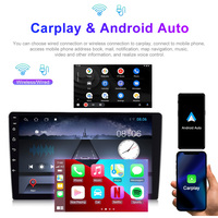 T100 Sistem Android Pemutar Mobil Multimedia GPS Radio 10 Inci Wireless Carplay Android Auto Mendukung Kamera Mundur