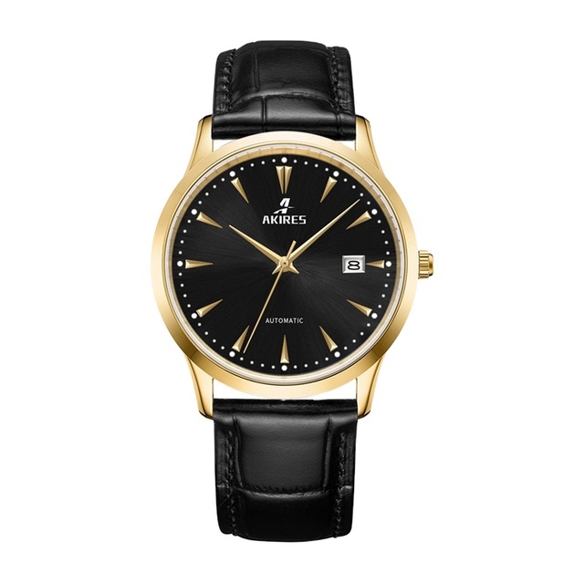 Minimalist Sapphire Japan Miyota 9015 Men Automatic Movement Watch Leather Strap Sport Watch Low Mow Custom