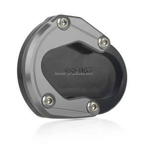 Pour CFMOTO CLX700 béquille latérale agrandir 800MT Support agrandisseur Pad Extension <span class=keywords><strong>700</strong></span> <span class=keywords><strong>CLX</strong></span> 800MT <span class=keywords><strong>moto</strong></span> accessoires CNC aluminium - Product Image 2