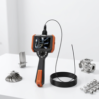 Caméra d'inspection de tuyaux par vidéo-boroscope industrielle, rotation motorisée à 360°, câble de 20 m, articulation motorisée à 4 voies, endoscope