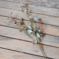 Fleurs artificielles en gros, feuilles aux tons automnaux pour arrangements floraux, décor de scène de mariage, décoration de fête