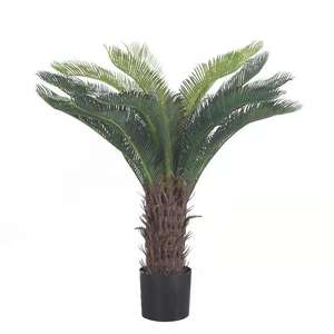 Plantes artificielles en faux sagou cycad de KH Outdoor, sur mesure, pour la décoration de la maison et des hôtels - Product Image 2