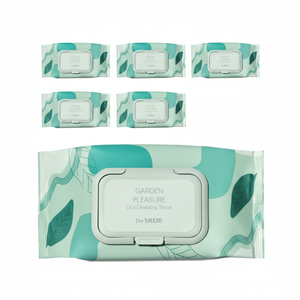 ลดราคา The Saem Garden Pleasure Cica Travel-friendly ทิชชู่เช็ดเครื่องสำอางแบบพกพา 100 แผ่น 6 แพ็ค - Product Image 1