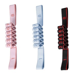 Bande de résistance numérique à 12 segments, corde de résistance pour l'entraînement des muscles des jambes, exercice complet du corps, dédiée aux seniors, largeur 4 cm - Product Image 3