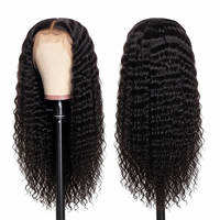 Perruque Lace Front 13x6 |   Vierge chinoise |   Long |   Ondulations profondes 18-24 pouces |   Bébé pré-épilé |   Densité 180% |   Ligne de cheveux naturelle petite/grande