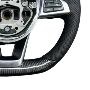 <span class=keywords><strong>Volant</strong></span> de direction de haute qualité en cuir et fibre de carbone, style business, 3 branches, 40 mm, pour <span class=keywords><strong>Mercedes</strong></span> Benz W203 W204 W205 W212 W213 CLS - Product Image 6
