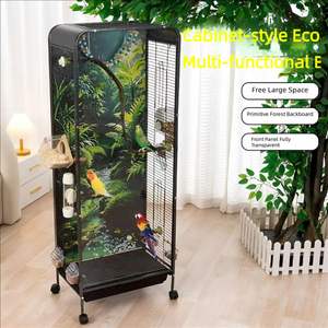 Büyük ve küçük kuşlar için Metal kuş kafesleri-dayanıklı kararlı özelleştirilebilir boyut kutu ambalaj - Product Image 4