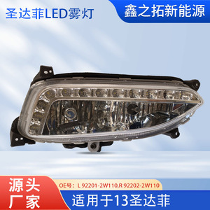 Luces Antiniebla LED para Hyundai Santa Fe 2013, Lado Izquierdo, Pieza de Repuesto 92201-2W110 - Product Image 5