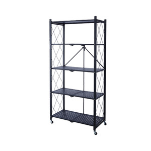 Productos populares, estante plegable apilable de acero y metal para almacenamiento de <span class=keywords><strong>cocina</strong></span> de alta resistencia de 5 niveles para <span class=keywords><strong>tienda</strong></span> - Product Image 1