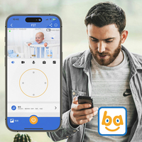 Caméra de surveillance pour bébé double modèle 2.4G et WIFI HD 720P Nouvelle caméra Communication bidirectionnelle Vision nocturne longue portée