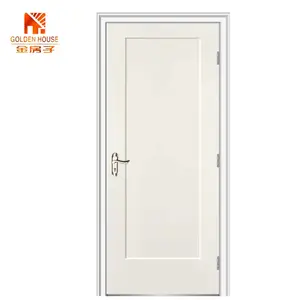 American standard modern solid wood white design bedroom pre hung interior shaker doors for room