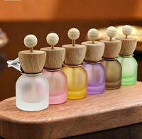Bouteilles d'huiles essentielles pour voiture, prix d'usine en gros, flacons en verre vides, diffuseur de parfum pour grille d'aération de voiture, bouteille colorée