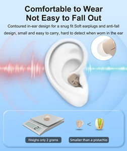 Audífonos ITE Mini para Sordera de Pérdida Auditiva Moderada a Severa Productos Invisibles para Oído y Audición para los Mejores Audífonos para Ancianos - Product Image 3