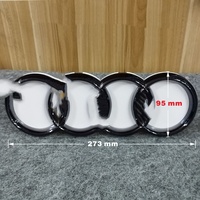 Emblème LED dynamique à quatre anneaux, éclairé, pour calandre avant, compatible Audi A4L A6L Q5 Q7, amélioration