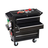 DM1104 Boîte à outils roulante en acier Atelier Garage Chariot à roulettes en métal Support personnalisé OBM & OEM pour le stockage d'outils
