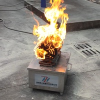 Allumage automatique Portable petit bassin d'incendie équipement de démonstration de flamme utilisation d'extincteur accessoires de lutte contre l'incendie