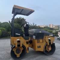 Rouleau compresseur vibrant à double tambour de petite taille XMR403 de 4 tonnes avec kit de compactage d'asphalte à vendre en Chine