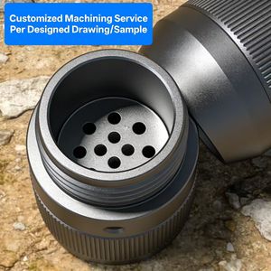 Custom Stainless Steel <b>Aluminum</b> Salt Holders Storage Containers for Outdoor Camping Traveling CNC Machined <b>Powder</b> Coating Finish - Product Image 1