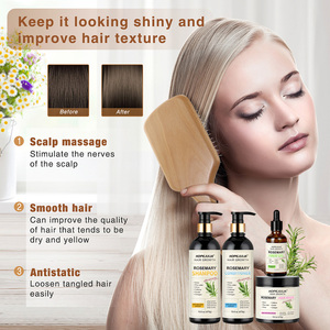 Nhãn Hiệu Riêng Tăng Trưởng Tóc Tự Nhiên Thuần Chay Hữu Cơ Argan Dầu Cây Trà Dầu Hương Thảo Dầu Gàu Dầu Gội Đầu Và Điều Hòa Chăm Sóc Tóc Thiết Lập - Product Image 4