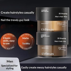 Cera para Peinar el Cabello Lodaisi 3D Mate para Hombre, Voluminizadora Natural en Tarro, <span class=keywords><strong>Gel</strong></span> Perfumado para Fijar el Cabello Suelto - Product Image 5