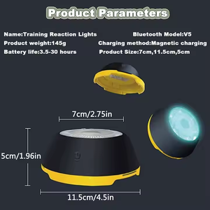 Nouveauté 2025 : Blazepod – Lumières LED pour l'entraînement rapide de la vitesse, de l'agilité et de la réaction pour le football et le basketball - Product Image 5