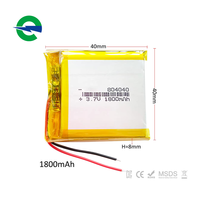 Enerforce OEM 3.7v Lithium Polymère Batterie 1800mah 804040 Pouch Rechargeable pour Jeux Portables Joueurs