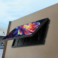 Écran LED d'extérieur haute luminosité 16:9 avec maintenance frontale, panneau publicitaire LED, mur d'affichage LED personnalisé