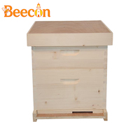 Einzelner 10-Waben-Langstroth-Bienenstock aus Tannenholz, neuwertig mit 1 Jahr Garantie