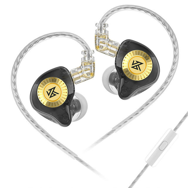 KZ EDX Ultra Wired Earbuds 3.5mm Detachable Cable Gaming Headset Monitor Headphones Waterproof Sports In-Ear Earphones With Mic