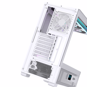 Lovingocool Nhà Máy Trực Tiếp Cung Cấp Trắng ATX Trường Hợp Máy Tính PC Chơi Game Tempered Glass Đầy Đủ Tháp Với Nhiệt Độ Hiển Thị - Product Image 5