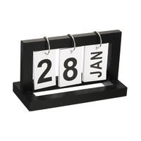 La décoration de la maison de bureau de calendrier en bois est très appropriée pour la cheminée bureau poste de travail porche table salon ta