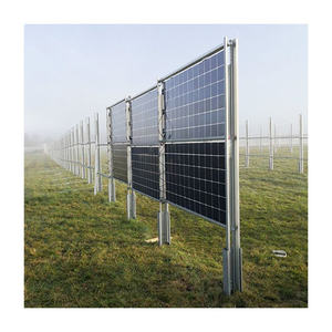 Support de montage de clôture solaire personnalisé, support vertical pour panneaux photovoltaïques, acier galvanisé à chaud - Product Image 6