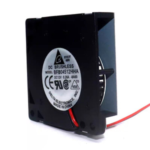 Ventilateur centrifuge Delta BFB04512HHA 12V DC sans balais 4500 tr/min en plastique noir pour refroidissement d'imprimante 3D - Product Image 1