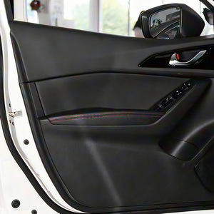 Panel de Puerta de Cuero para Mazda3 2014-2018, Kit de Renovación Interior de Microfibra Auténtica - Product Image 1