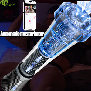 TT FOREST Giocattolo Sessuale Elettrico Maschile - Masturbatore con 9 Molle Vibranti Espandibili, 5 Livelli di Potente Aspirazione a Vuoto per Pompa del Pene - Product Image 1