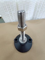 AS-FLEX Nouveaux pieds de nivellement réglables en acier inoxydable M8 M10 M12, robustes et universels, pour machines, réduction des vibrations