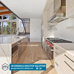 Layanan Desain Interior dengan bahan, layanan Rendering 3D rumah desain arsitektur rumah Modern