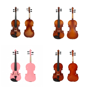 Violín 4/4 Hecho a Mano <span class=keywords><strong>de</strong></span> Alta Calidad, Nuevo, con Set para Principiantes, Violín Electroacústico y Arco para Lecciones <span class=keywords><strong>de</strong></span> Música Privadas - Product Image 5