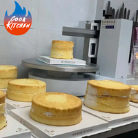 Machine à glaçage automatique électrique commerciale pour gâteaux, en acier inoxydable, avec écran tactile et contrôle numérique, pour boulangerie