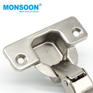 Charnière dissimulée pour armoire de cuisine en fer, 35 mm, réglable à 90 degrés, finition nickel, pour mobilier d'hôpital et d'école - Product Image 4