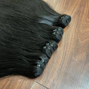 Extensions de cheveux naturels raides vietnamiens Super Double Drawn qualité cheveux crus en longueur personnalisée bons faisceaux pour faire des perruques de cheveux - Product Image 6