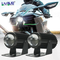 Liu HJG personnalisé OEM ambre système d'éclairage de moto Led travail conduite tache antibrouillard pour voiture moto camion hors route