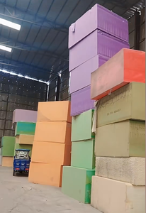 Ghế sofa lười hình sâu bướm bằng mút đàn hồi cao, kiểu khối đậu phụ, có thể nén, kiểu dáng giản dị - Product Image 5