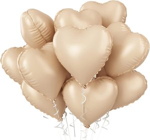 Lot de 10 ballons en aluminium mats rose et bleu de 18 pouces en forme de cœur pour <span class=keywords><strong>anniversaire</strong></span>, mariage, révélation du sexe et accessoires de fête - Product Image 4