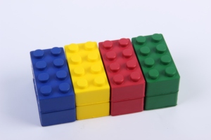 Logo Customized PU Foam Building Block 4 Piece Set Soft <b>Squeeze</b> Stress <b>Ball</b> Fidget Toy - Product Image 2