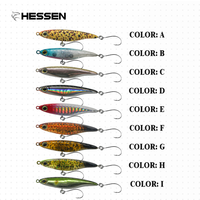 Leurre de pêche coulant de style japonais en ABS/PVC, leurres nageurs, leurres crankbait, couleurs personnalisées 4,5 cm/2,9 g 5,5 cm/4,2 g pour la pêche en eau douce