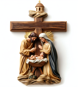 थोक उच्च गुणवत्ता वाले घर की सजावट जेस्स क्राइस्ट धार्मिक चर्च स्मृति चिन्ह जेसस लकड़ी - Product Image 5