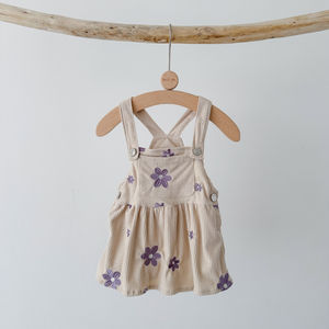 Bebekler ve kızlar için toptan sevimli ve tatlı çiçek nakış kabarık askı etek özelleştirilebilir - Product Image 6